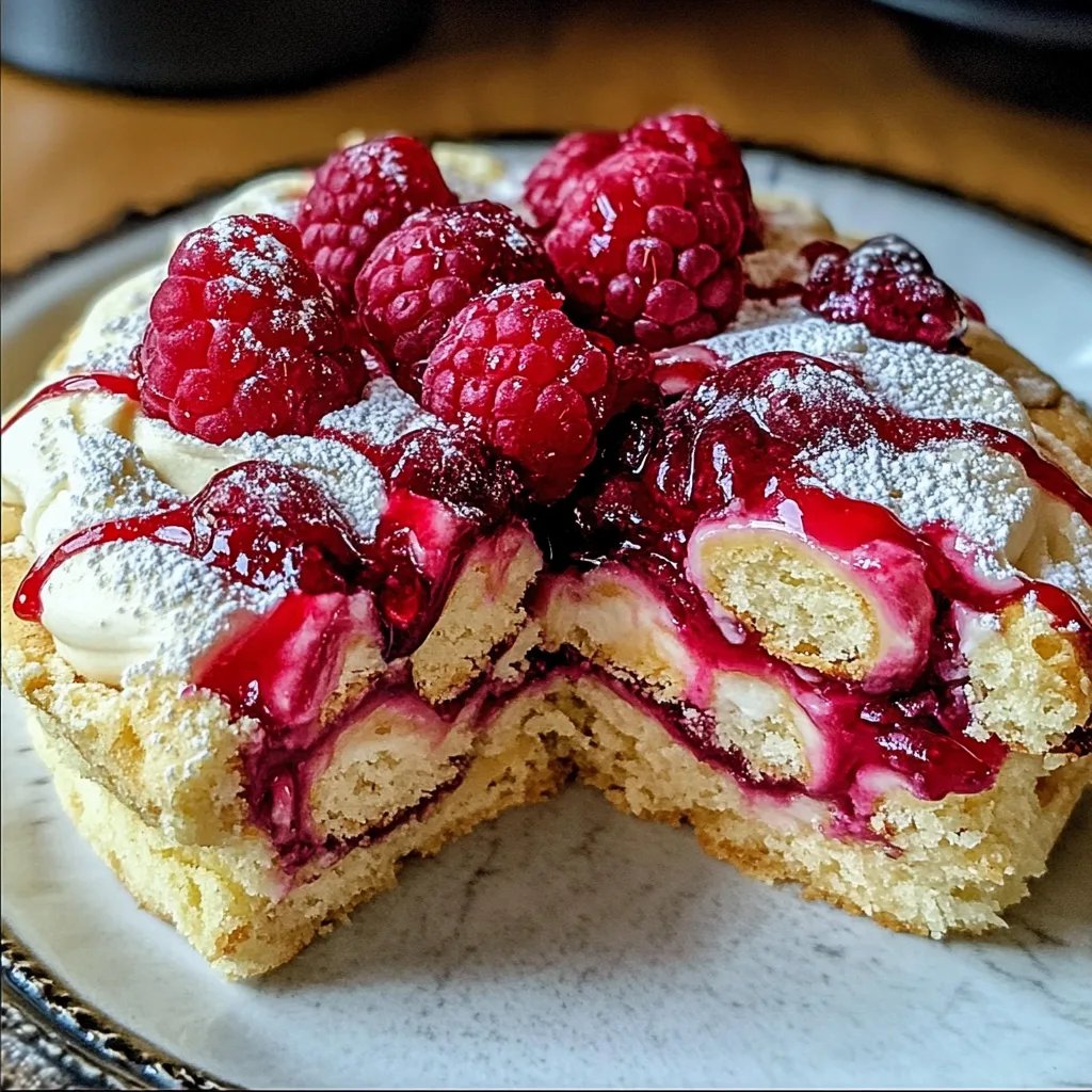 Pistazienkekse mit Weißer Schokolade und Himbeeren